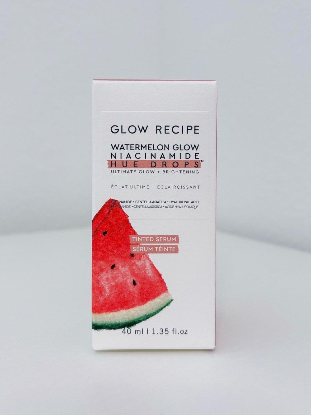GLOW RECIPE Watermelon Glow Niacinamide Hue Drops “Sun Glow” (Full Size 40ml)